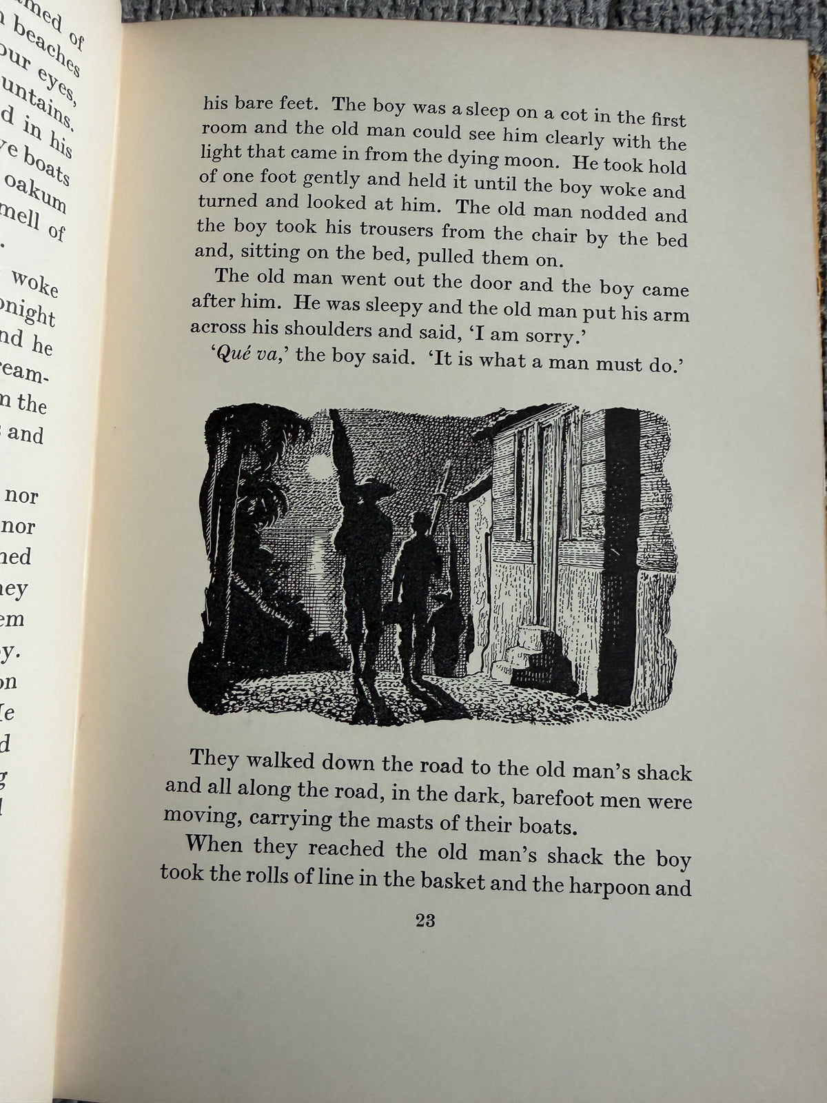 1953*1st* The Old Man & The Sea - Ernest Hemingway (C. F. Tunnicliffe & Raymond Sheppard illustration) Reprint Society.