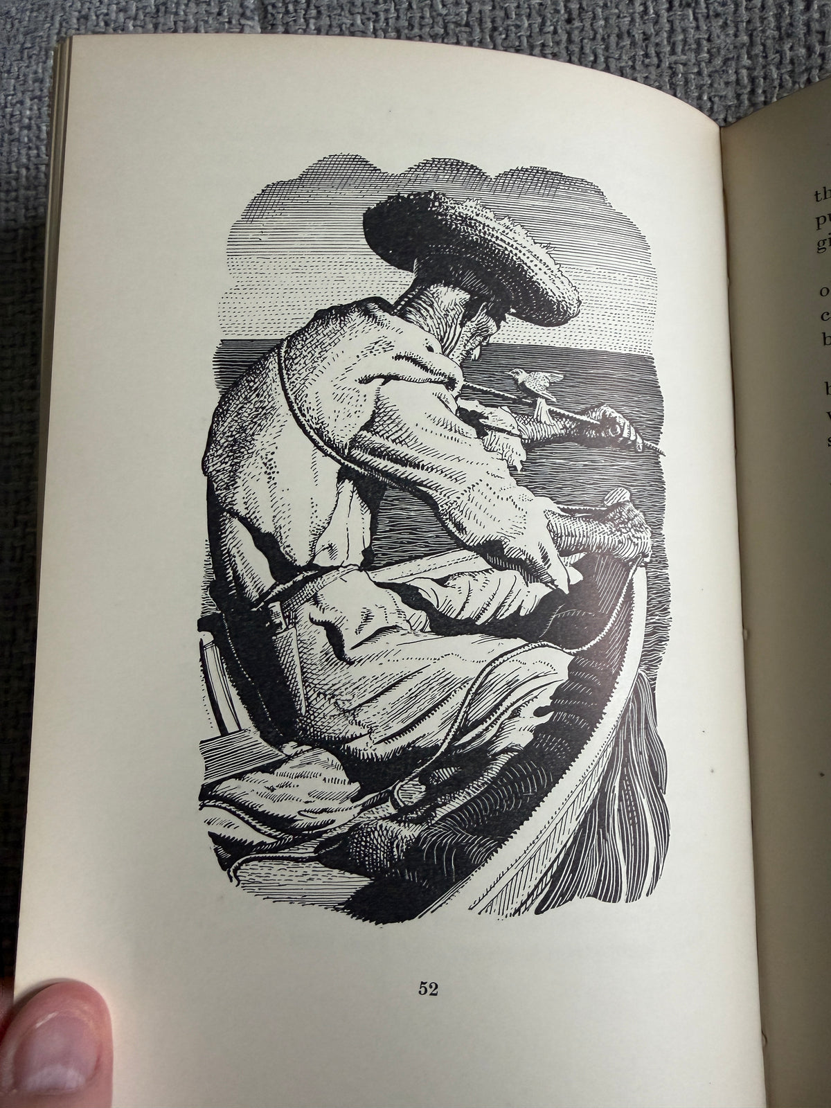 1953*1st* The Old Man & The Sea - Ernest Hemingway (C. F. Tunnicliffe & Raymond Sheppard illustration) Reprint Society.