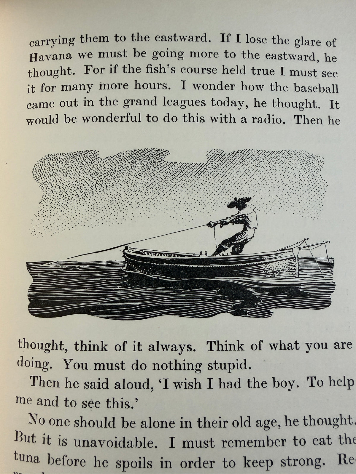 1953*1st* The Old Man & The Sea - Ernest Hemingway (C. F. Tunnicliffe & Raymond Sheppard illustration) Reprint Society.