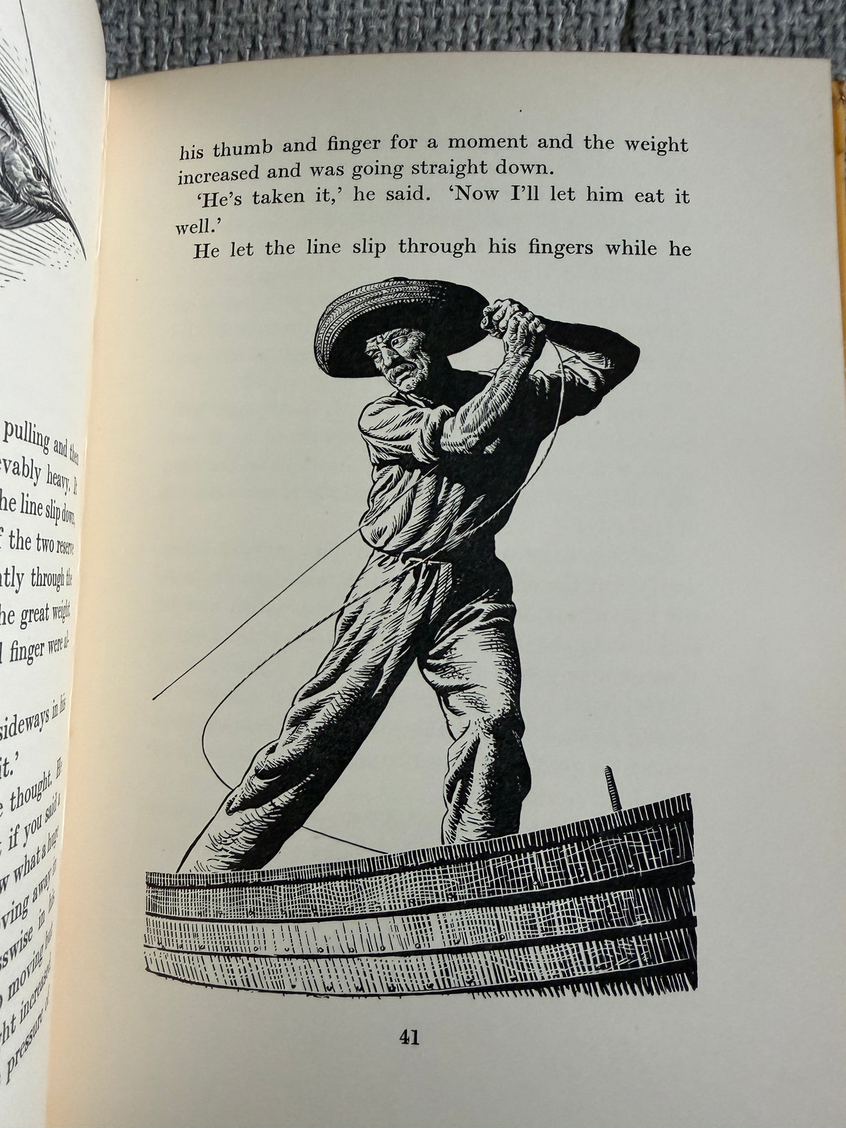 1953*1st* The Old Man & The Sea - Ernest Hemingway (C. F. Tunnicliffe & Raymond Sheppard illustration) Reprint Society.