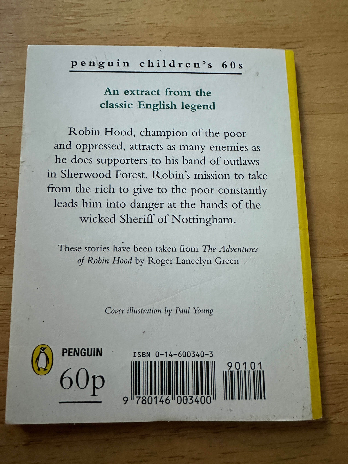 1996 Robin Hood & His Merry Men - Roger Lancelyn Green(Penguin Children’s 60’s) - Honeyburn Books (UK)
