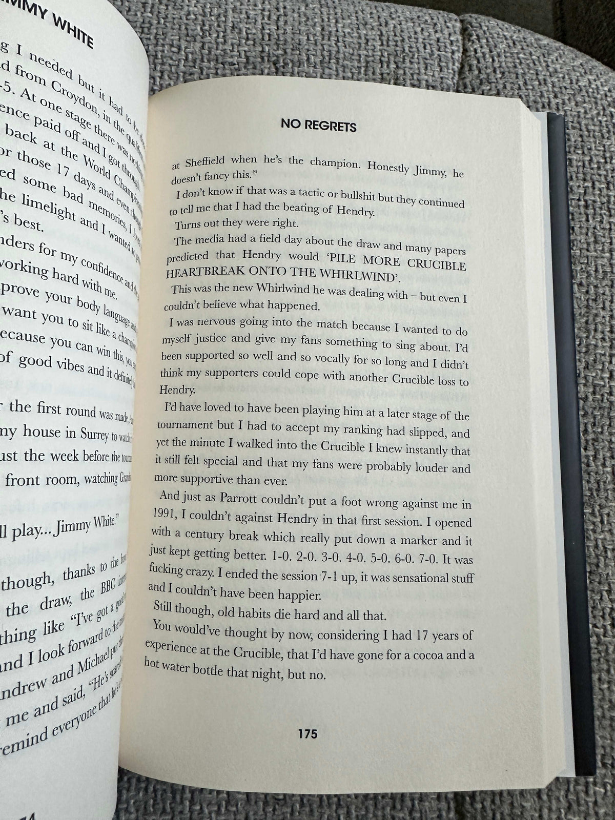 2014*SIGNED 1st* Second Wind: My Autobiography - Jimmy White (Sport Media)
