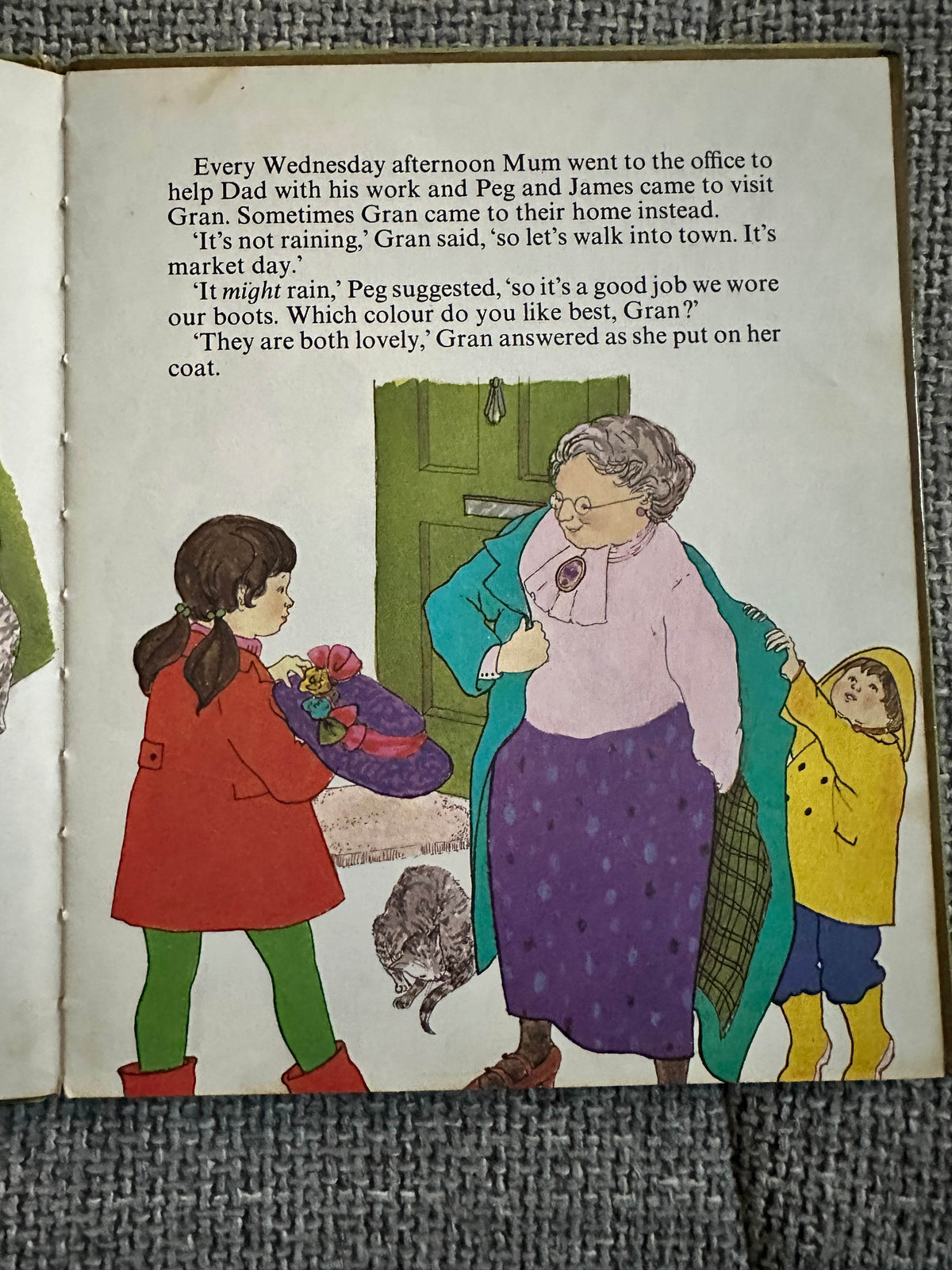 1977*1st* Peg & James Go To Market - Mary Batchelor(Jolyne Knox Illust)Pickering & Inglis - Honeyburn Books (UK)