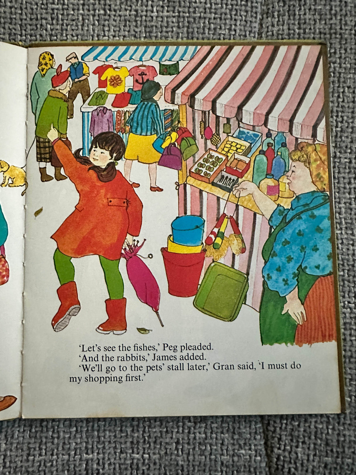 1977*1st* Peg & James Go To Market - Mary Batchelor(Jolyne Knox Illust)Pickering & Inglis - Honeyburn Books (UK)