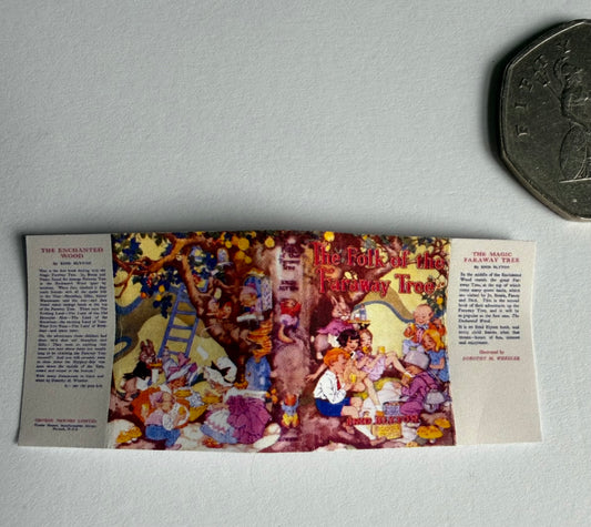 The Folk Of The Faraway Tree 1:12 scale 2x3 detachable dust jacket opening book not full book