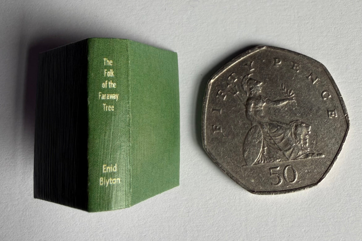The Folk Of The Faraway Tree 1:12 scale 2x3 detachable dust jacket opening book not full book