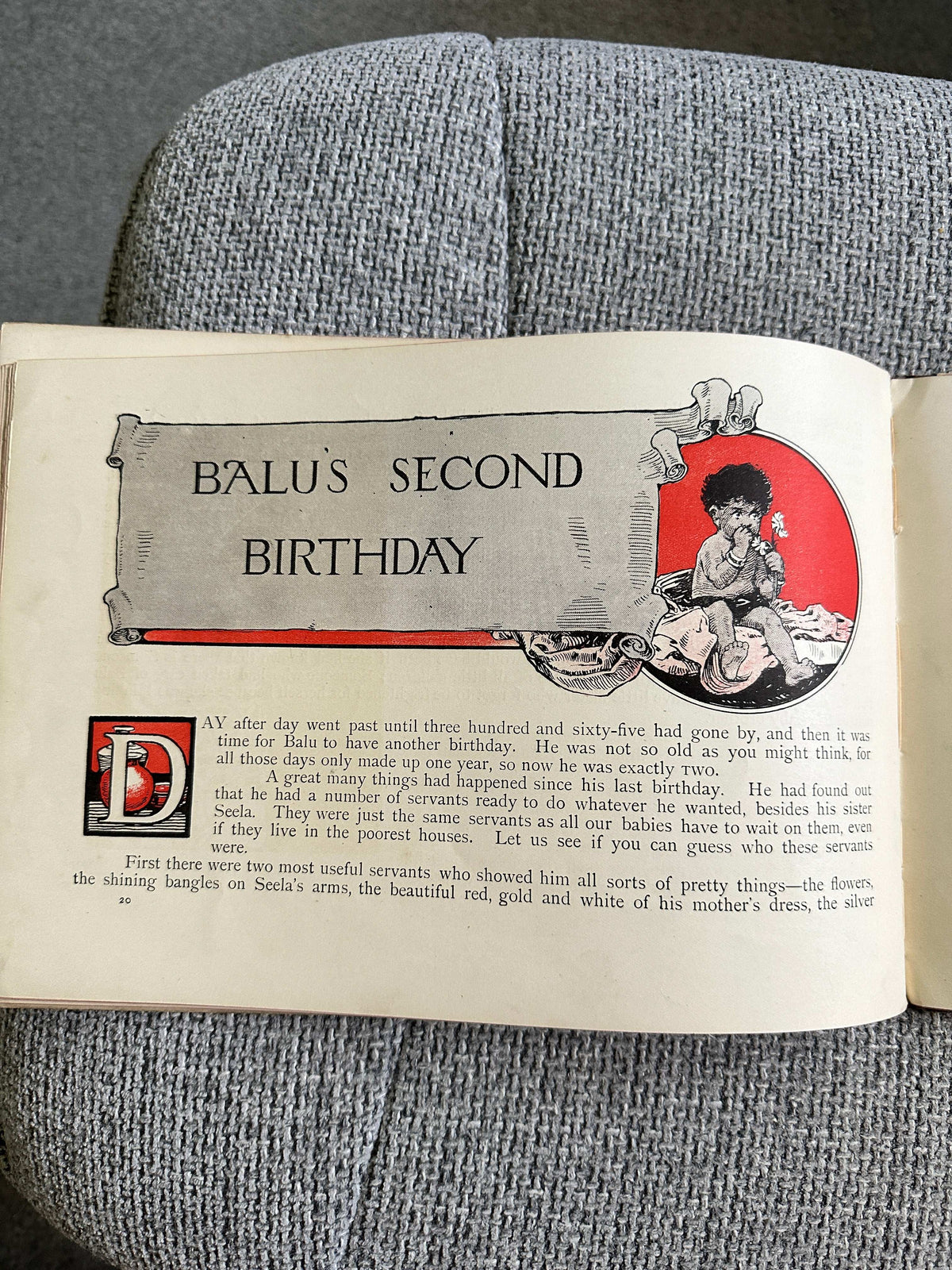 1921*1st* The Birthday Book Of Balu - Amy Steedman (Helen Jacob’s Illust) United Council For Missionary Education)l