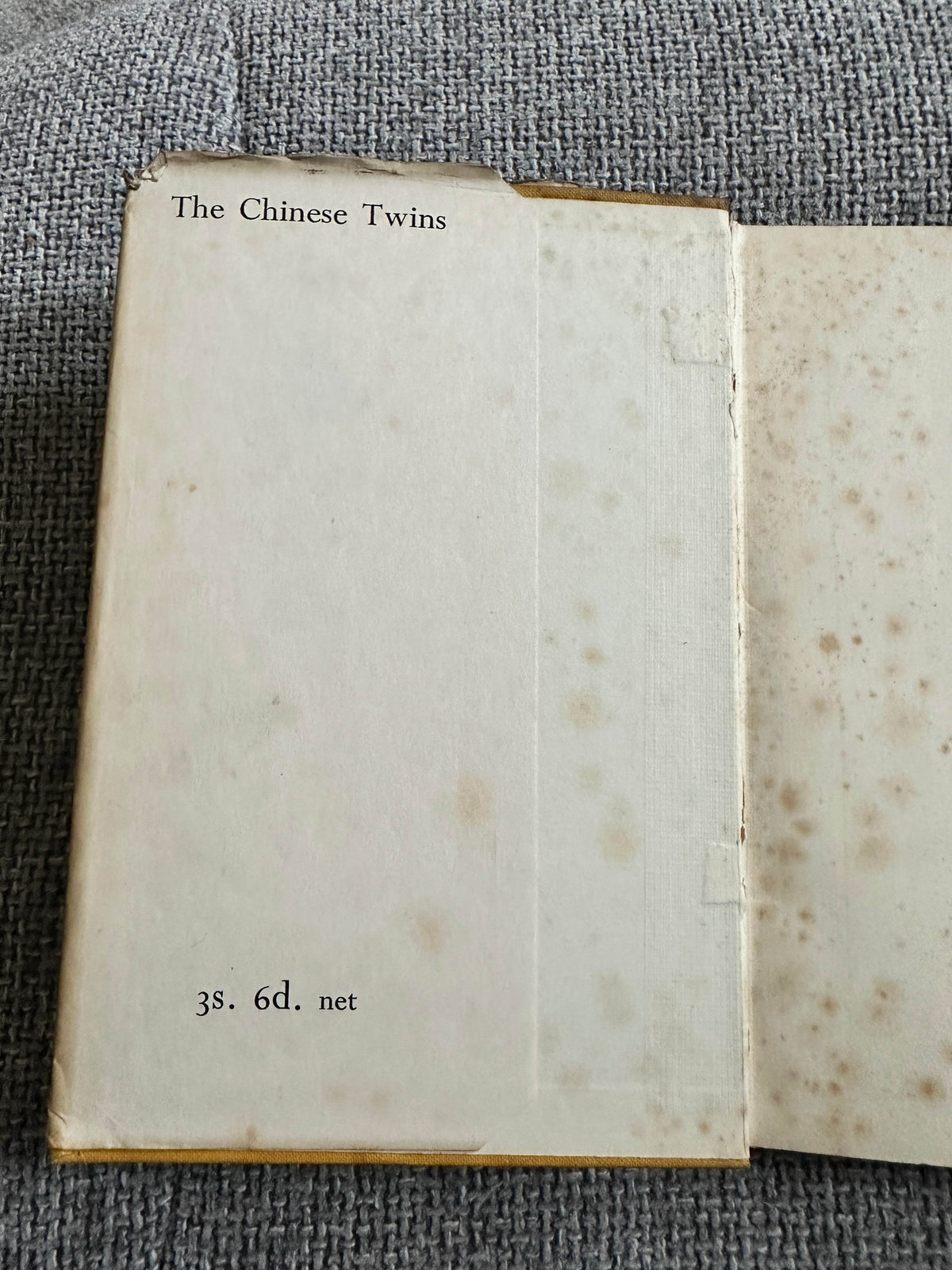 1939 The Chinese Twins - Lucy Fitch- Perkins(Rhoda Power intro)Jonathan Cape - Honeyburn Books (UK)