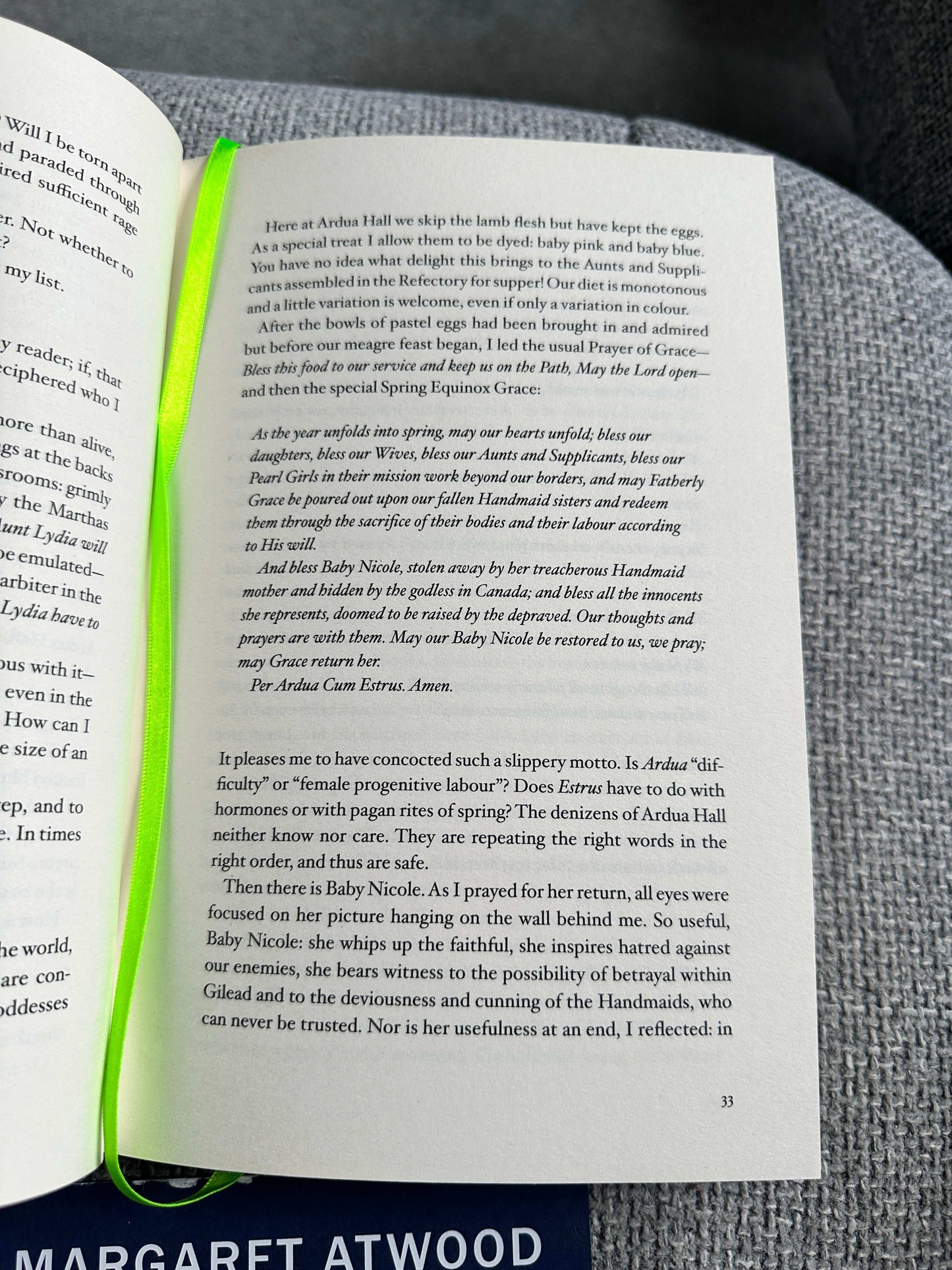 2019*1st* The Testaments - Margaret Atwood (Chatto & Windus) + Bookmark