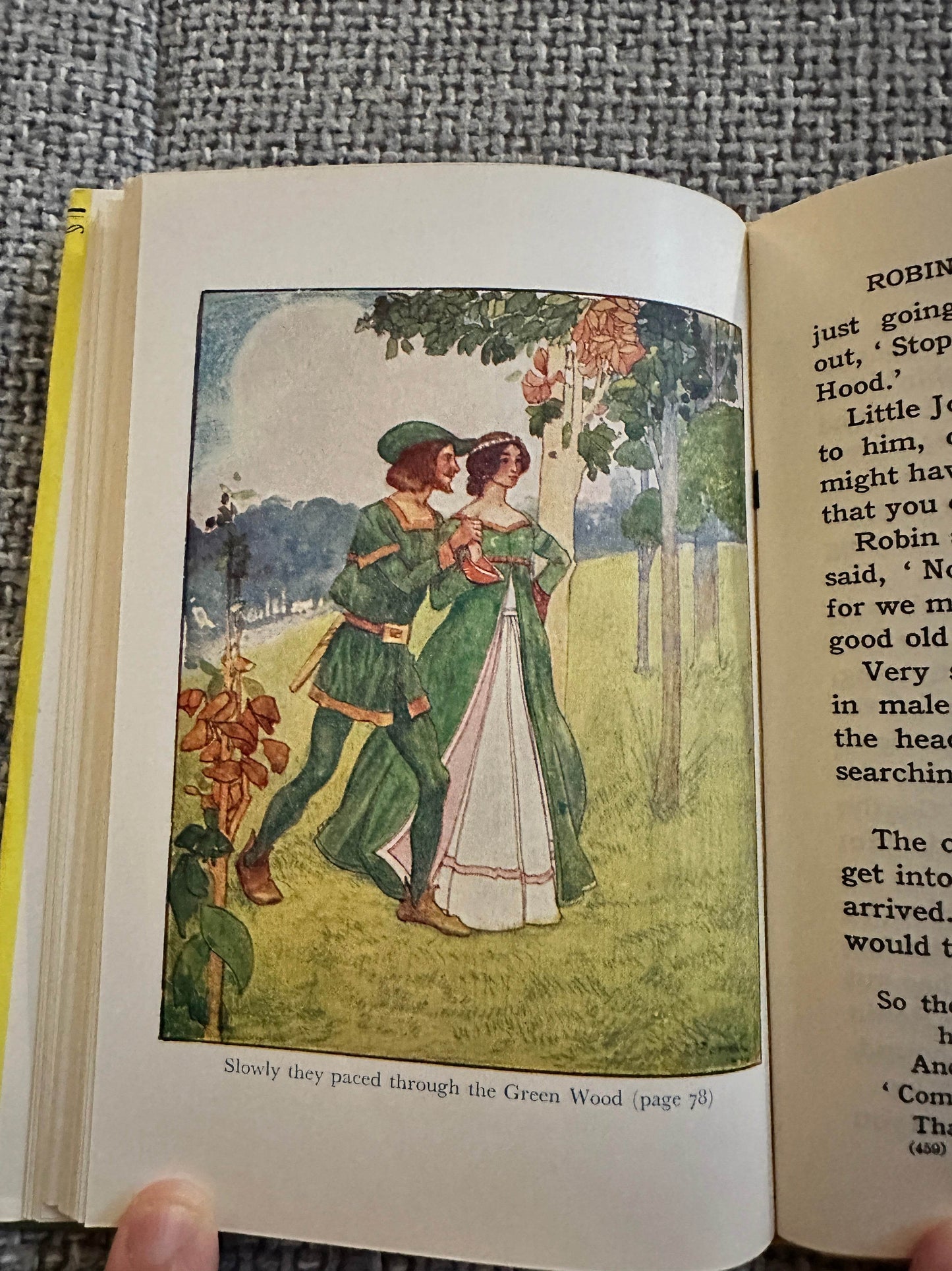 1950’s Stories Of Robin Hood(Told To The Children) - H. E. Marshall(A. S. Forrest Illust)Thomas Nelson & Sons Ltd - Honeyburn Books (UK)
