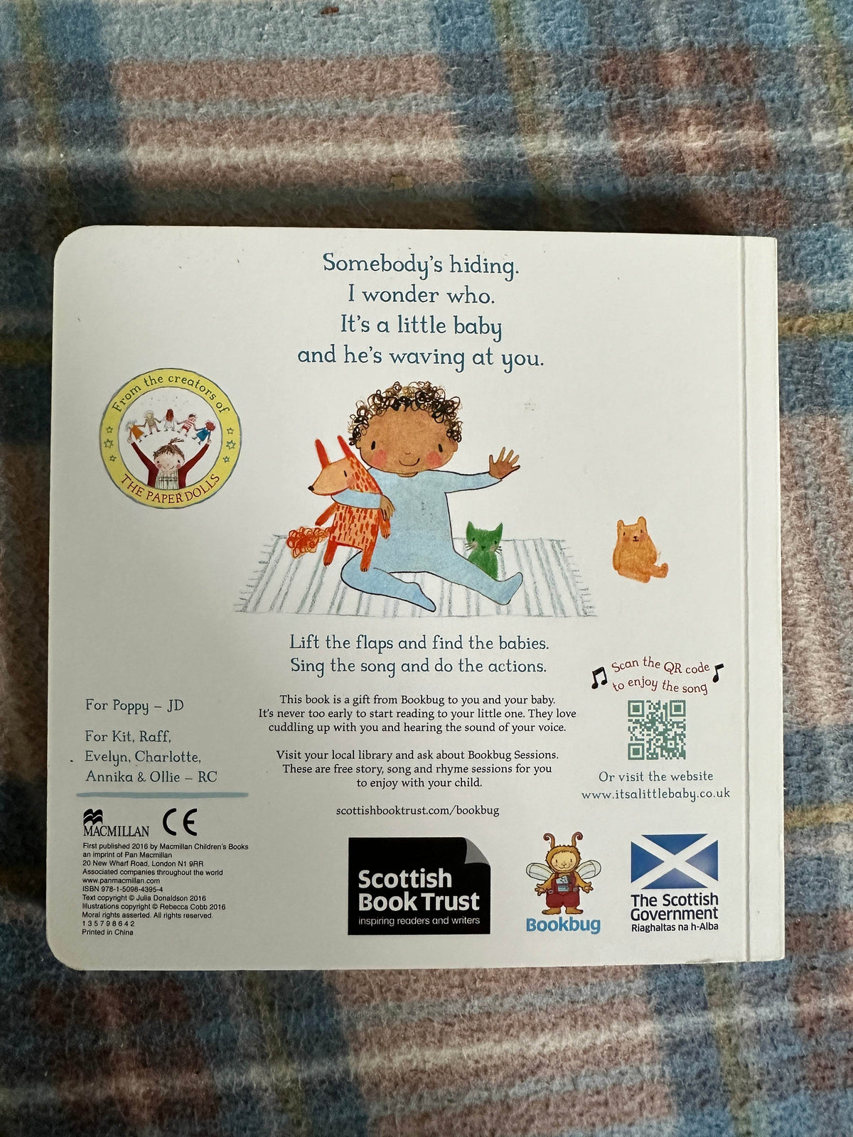 2016*1st* It’s A Little Baby - Julia Donaldson(Rebecca Cobb Illust) MacMillan - Honeyburn Books (UK)