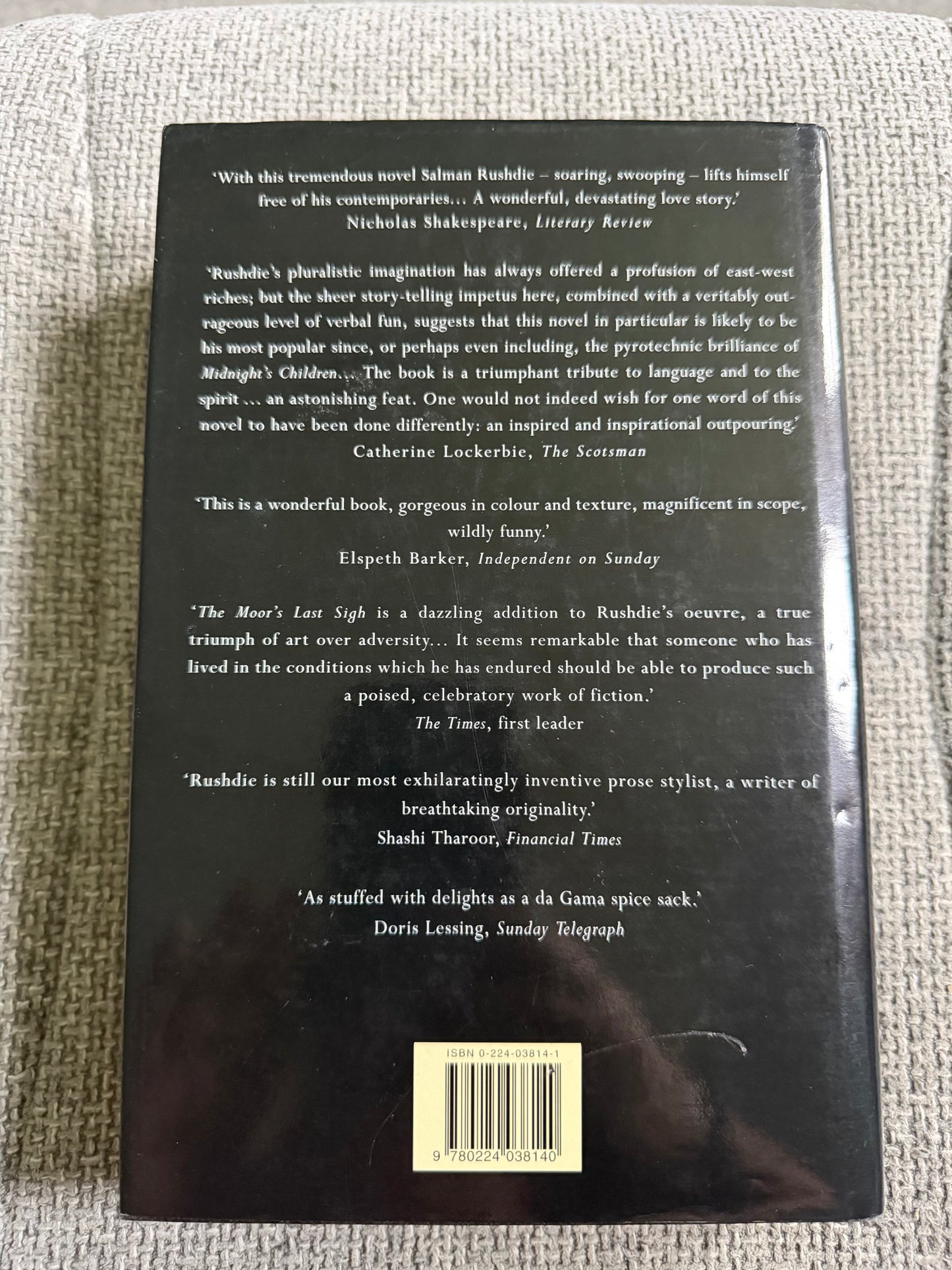 1995*1st* The Moor’s Last Sigh - Salman Rushdie (Jonathan Cape)