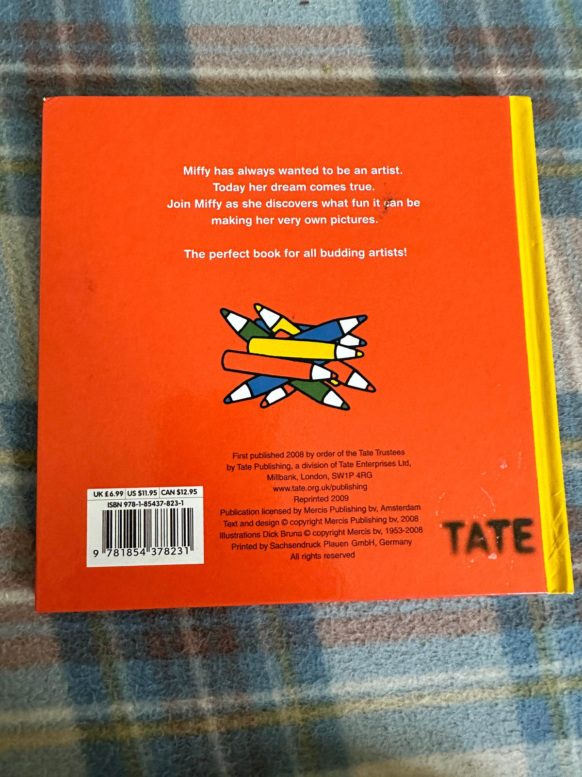 2009 Miffy The Artist - Dick Bruna(Tate Published) - Honeyburn Books (UK)