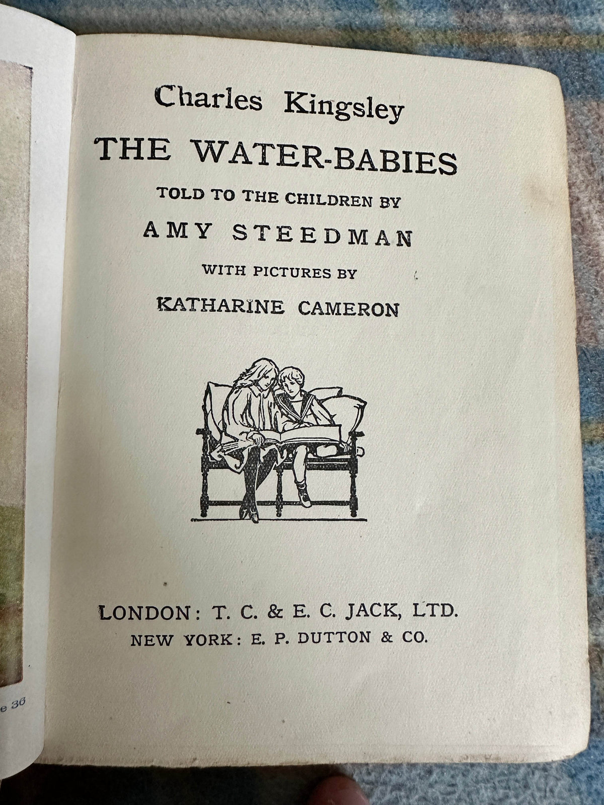 1920 The Water Babies(Told To The Children)Amy Steedman(Katharine Cameron illustration)T. C. & E. C. Jack Ltd. - Honeyburn Books (UK)