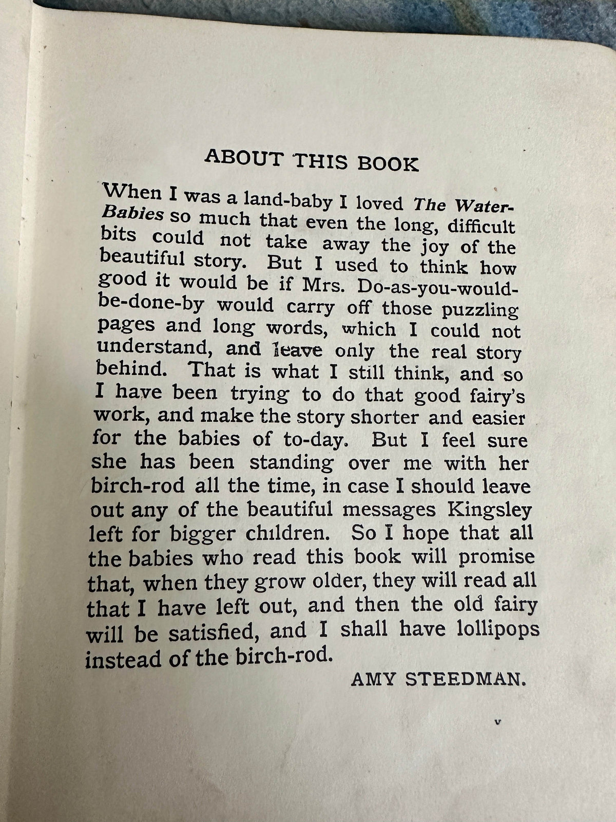 1920 The Water Babies(Told To The Children)Amy Steedman(Katharine Cameron illustration)T. C. & E. C. Jack Ltd. - Honeyburn Books (UK)