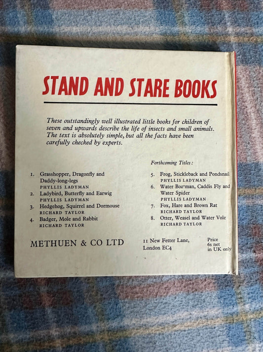1966 Ladybird, Butterfly & Earwig(Stand & Stare Book 2)- Phyllis Ladyman(Methuen) - Honeyburn Books (UK)
