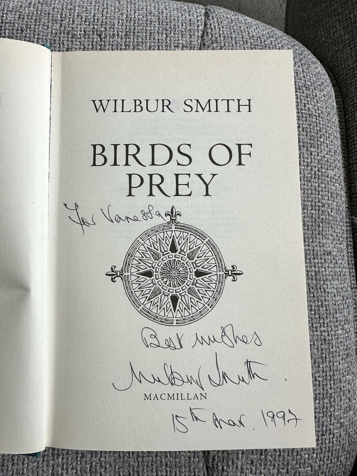 1997*SIGNED 1st* Birds Of Prey - Wilbur Smith (MacMillan)