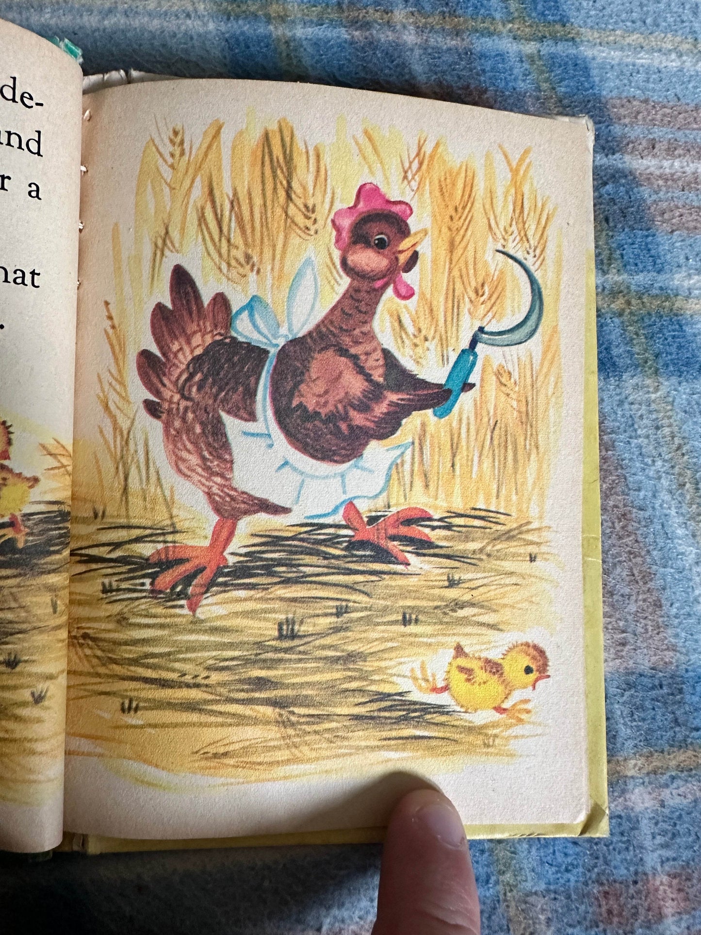 1957 The Little Red Hen - A Rand McNally Junior Elf Book - Honeyburn Books (UK)