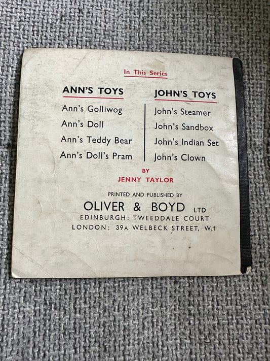 1950’s Ann’s Doll (Ann’s Toys) Jenny Taylor (Oliver & Boyd)