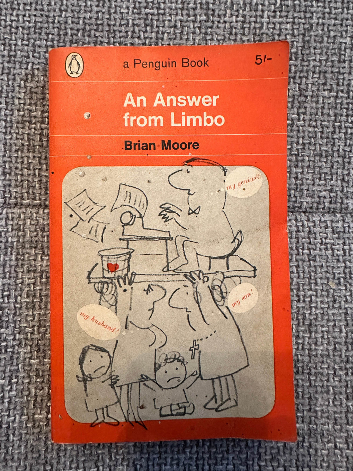 1965*1st* An Answer From Limbo - Brian Moore(Penguin) - Honeyburn Books (UK)