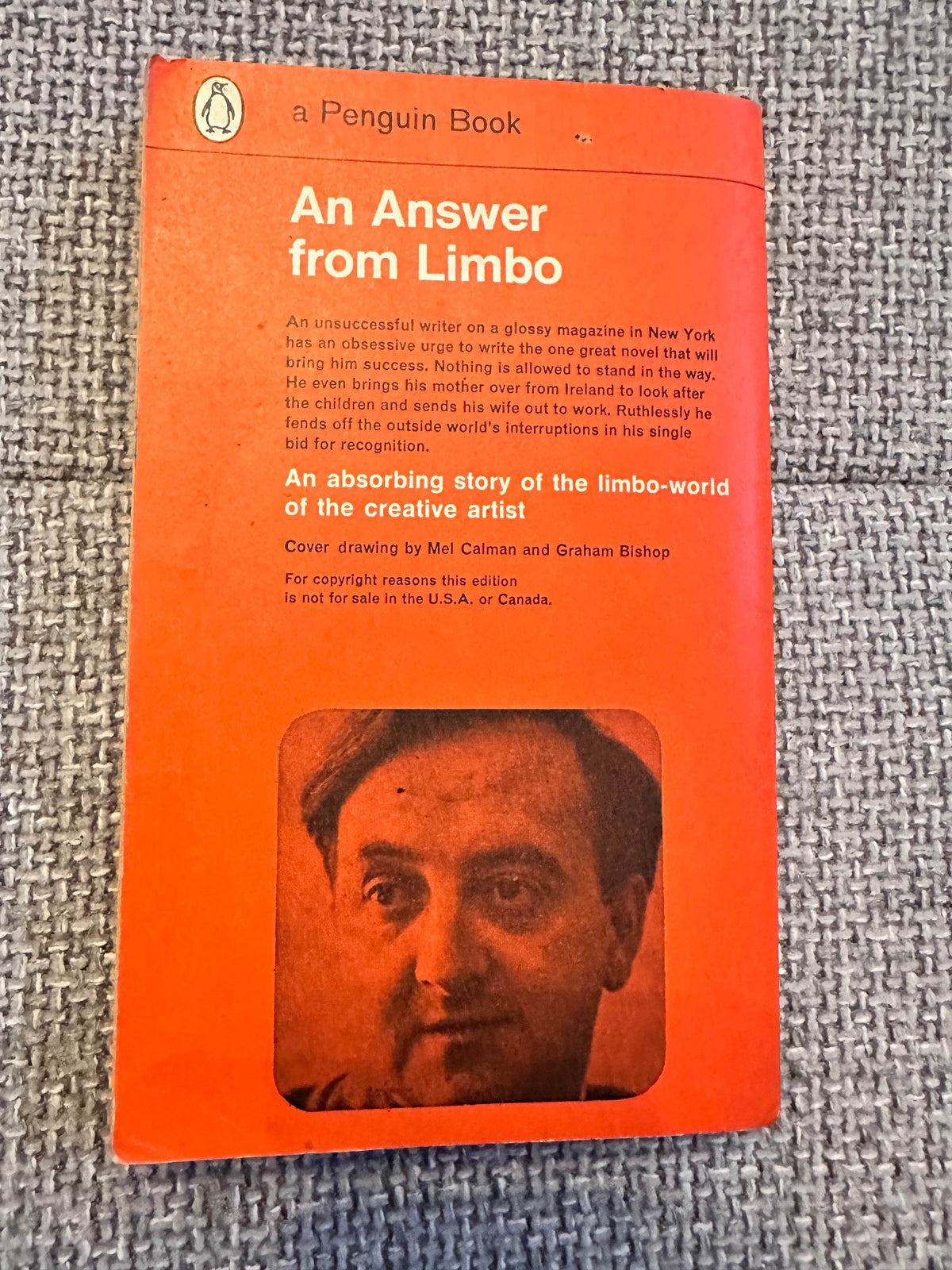1965*1st* An Answer From Limbo - Brian Moore(Penguin) - Honeyburn Books (UK)