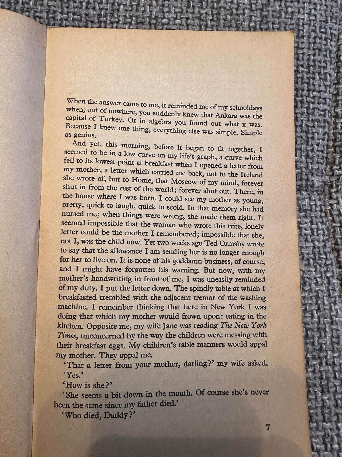 1965*1st* An Answer From Limbo - Brian Moore(Penguin) - Honeyburn Books (UK)