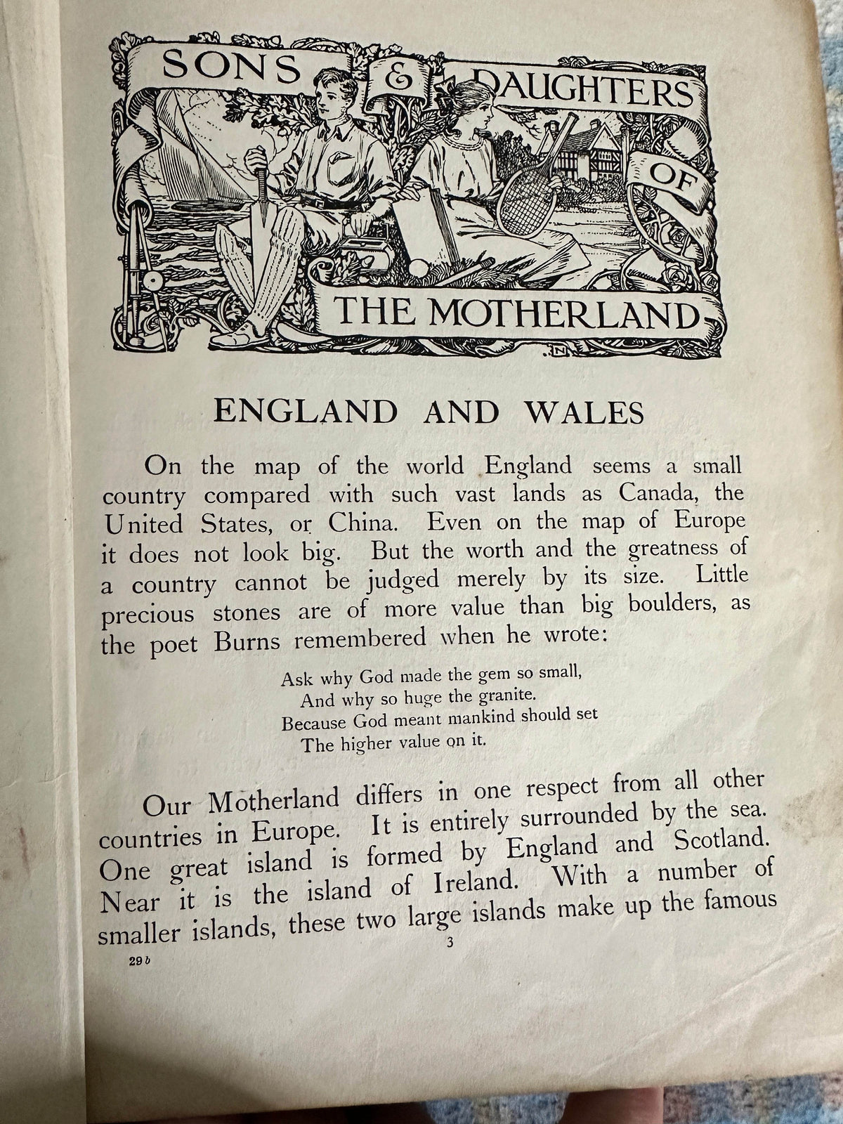 1919 Sons & Daughters Of The Motherland - Donald A. Mackenzie(Blackie & Son) - Honeyburn Books (UK)