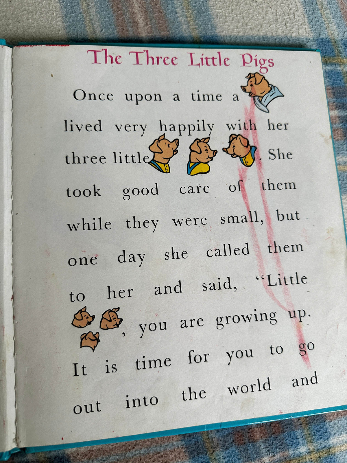 1950’s Three Little Pigs(Illustrated by Tom & Blonnie Holmes) Award Publication - Honeyburn Books (UK)