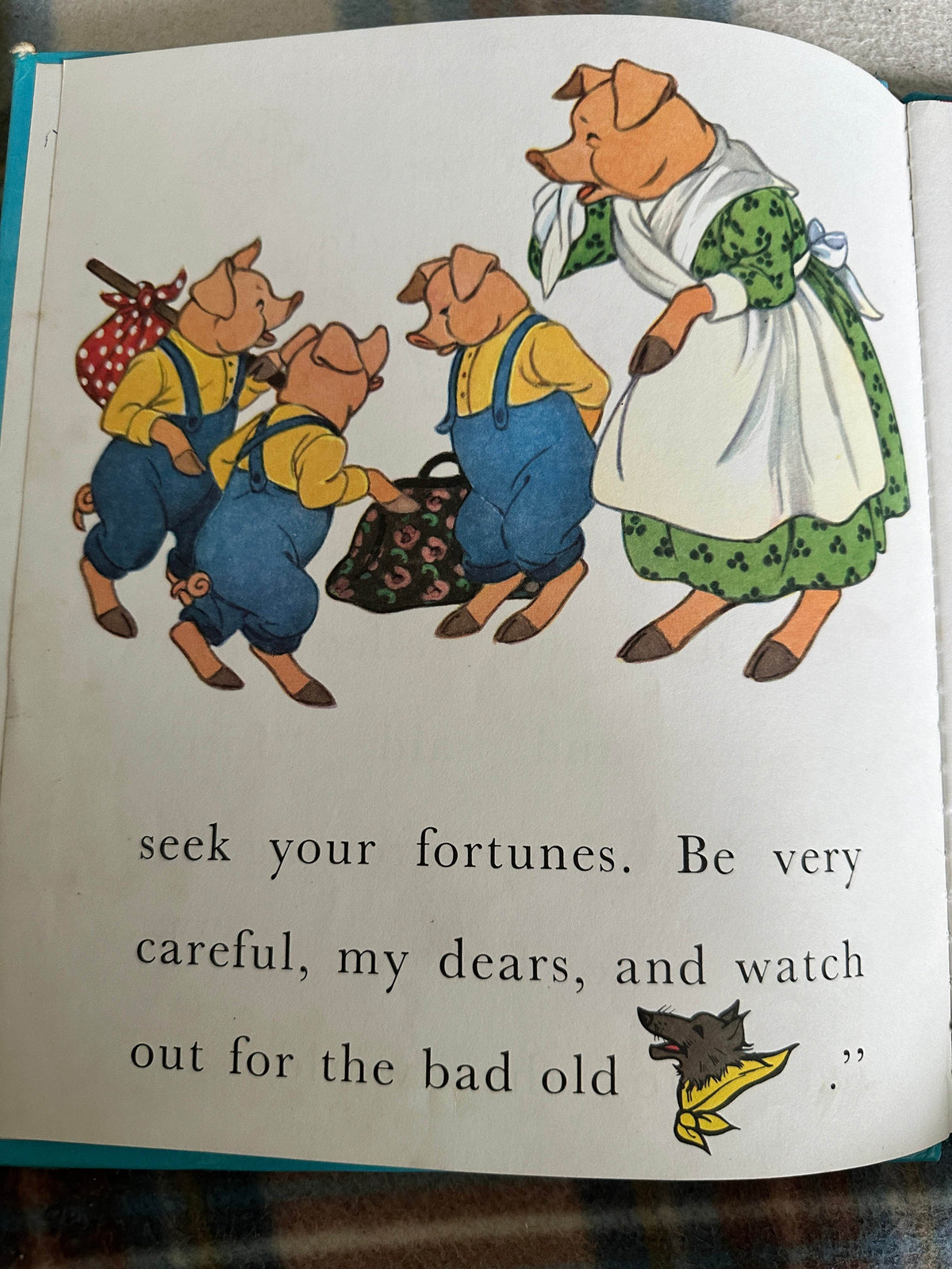 1950’s Three Little Pigs(Illustrated by Tom & Blonnie Holmes) Award Publication - Honeyburn Books (UK)