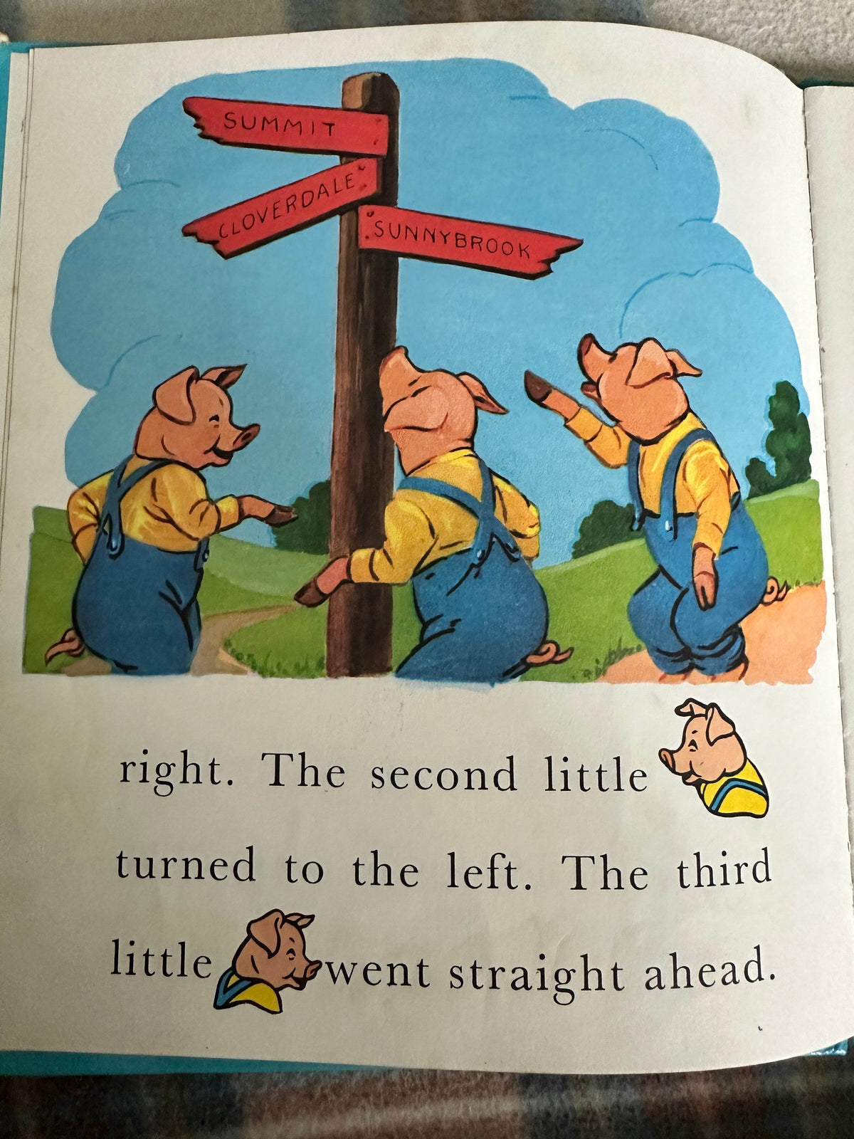 1950’s Three Little Pigs(Illustrated by Tom & Blonnie Holmes) Award Publication - Honeyburn Books (UK)