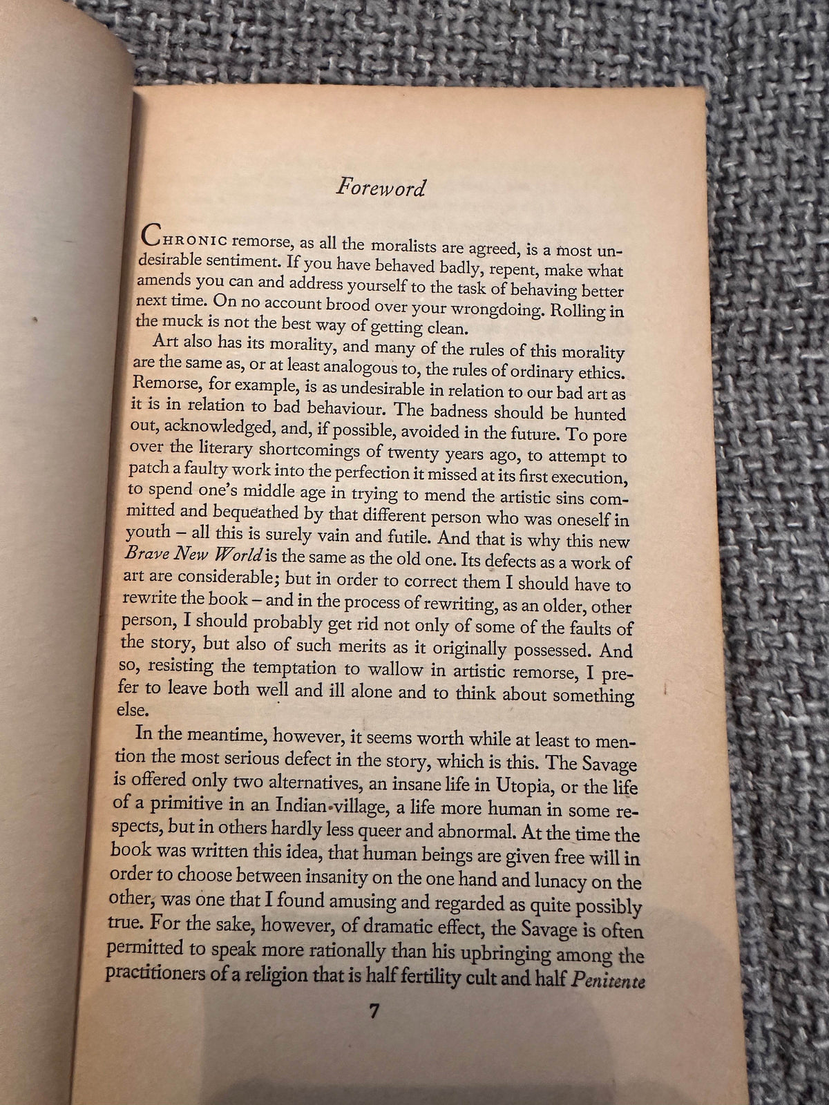 1971 Brave New World - Aldous Huxley(Penguin) - Honeyburn Books (UK)