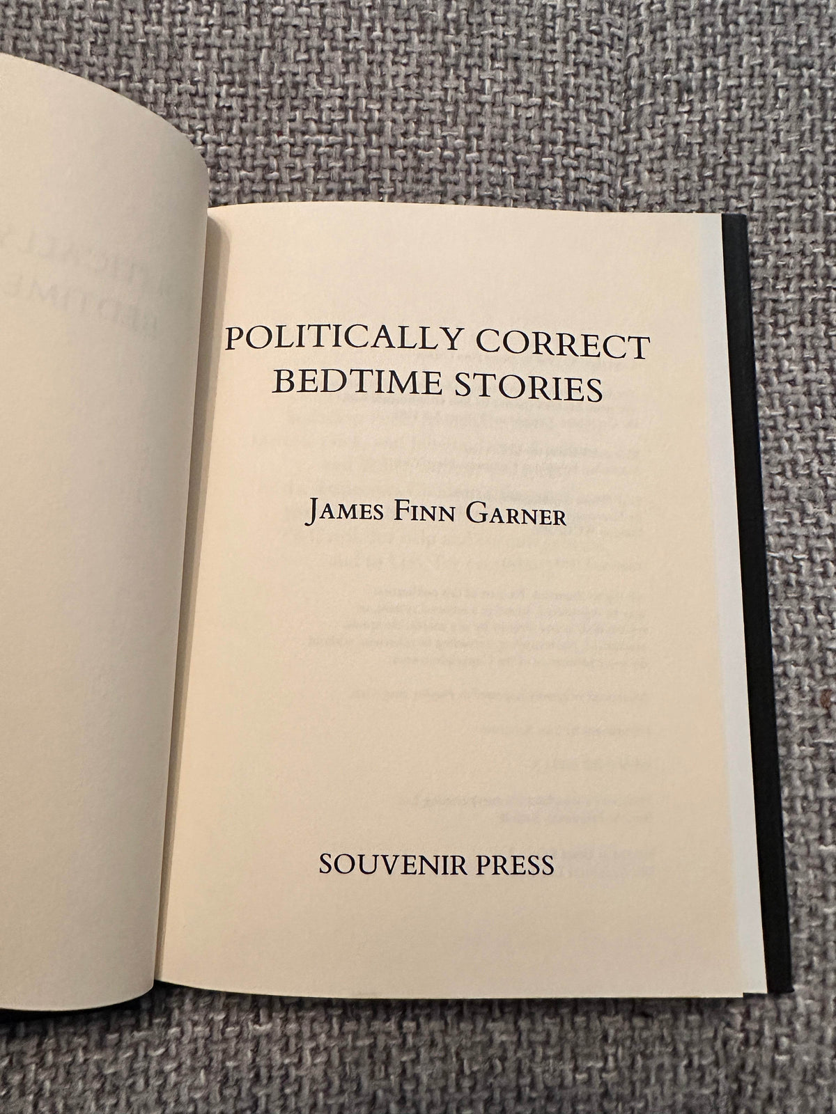 1994 - Politically Correct Bedtime Stories - James Finn Garner(Souvenir Press) - Honeyburn Books (UK)