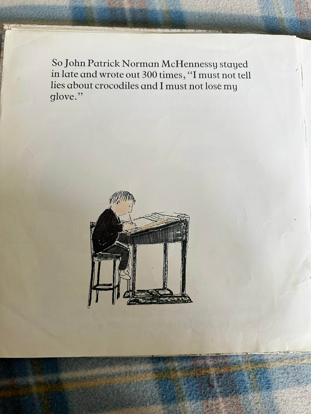 1987*1st* John Patrick McHennessy - The Boy Who Was Always Late - John Burningham(Jonathan Cape) - Honeyburn Books (UK)
