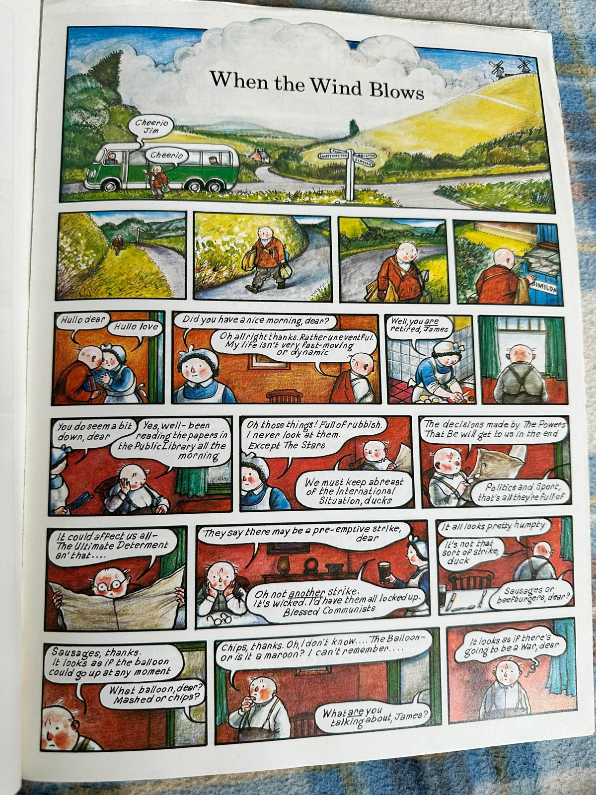 1987 When The Wind Blows - Raymond Briggs(Penguin) - Honeyburn Books (UK)