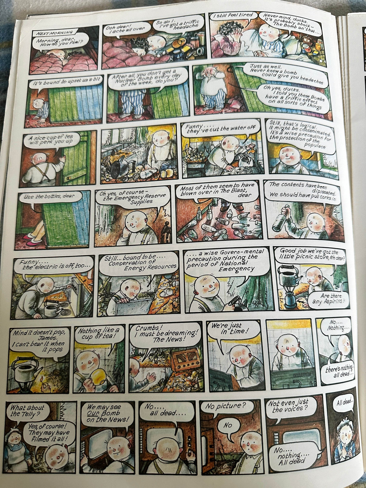 1987 When The Wind Blows - Raymond Briggs(Penguin) - Honeyburn Books (UK)