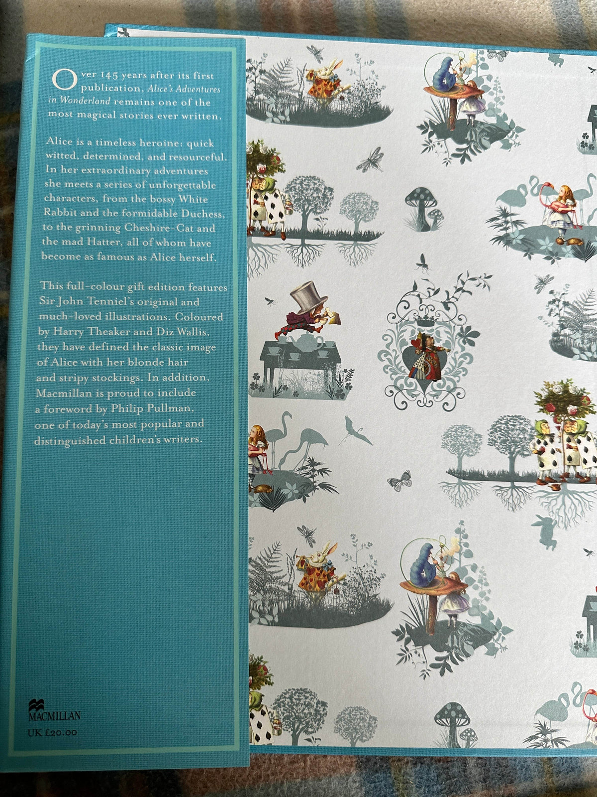 2011 Alice’s Adventures In Wonderland - Lewis Carroll(intro by Philip Pullman) Sir John Tenniel illustrated (MacMillan Books) - Honeyburn Books (UK)