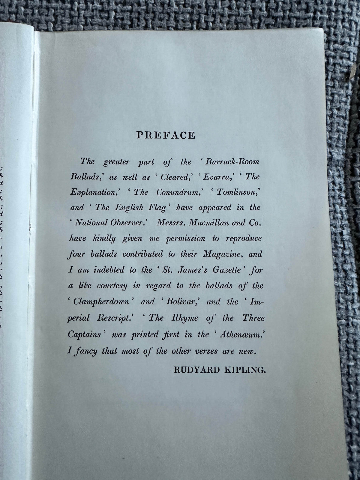1941 Barrack Room Ballads - Rudyard Kipling (Methuen) - Honeyburn Books (UK)