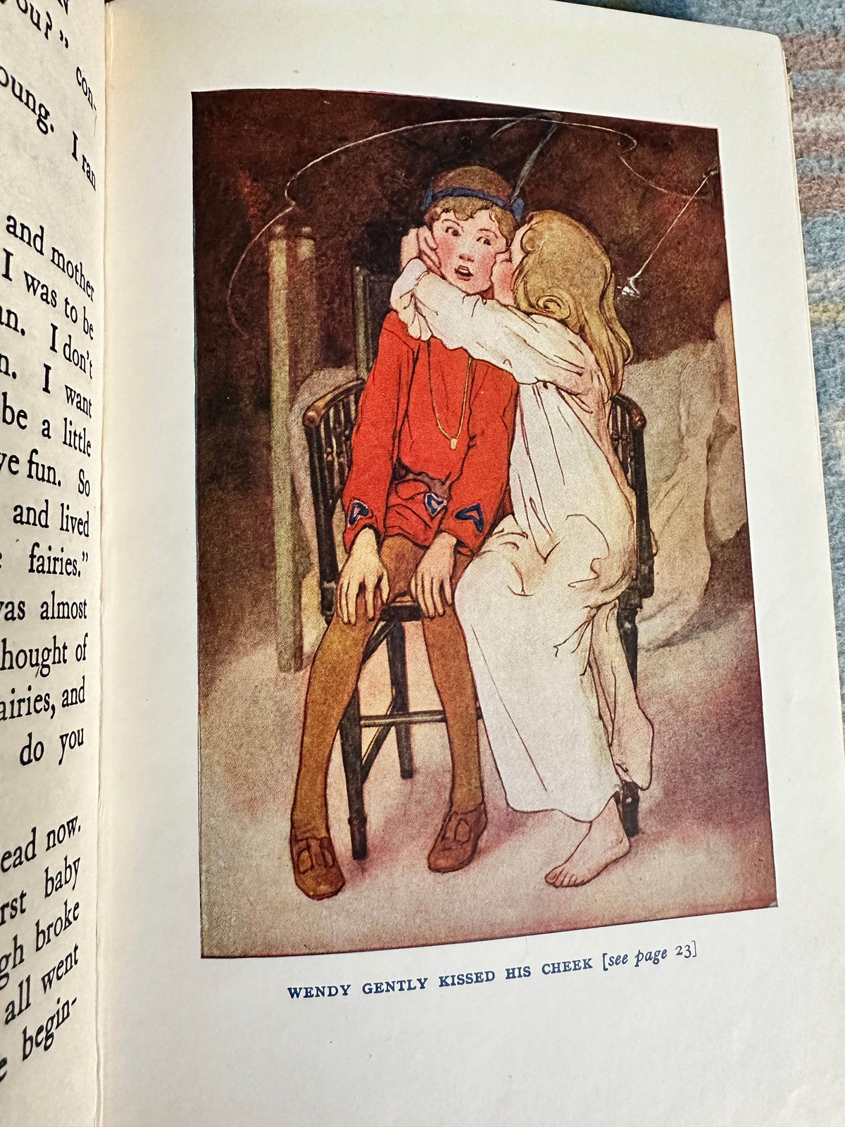 1949 The Story Of Peter Pan - retold by Daniel O’Connor(Alice B. Woodward illustration)G. Bell & Sons Ltd - Honeyburn Books (UK)