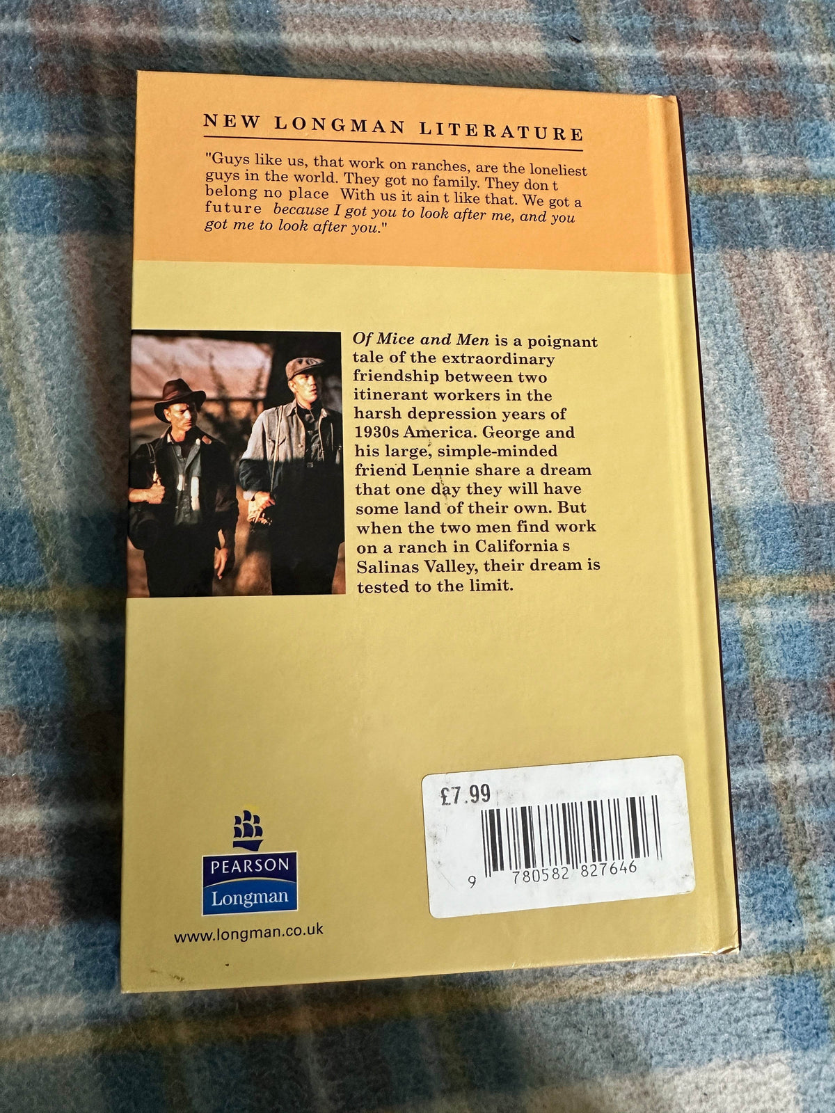 2011 Of Mice & Men - John Steinbeck(Pearson Longman) - Honeyburn Books (UK)