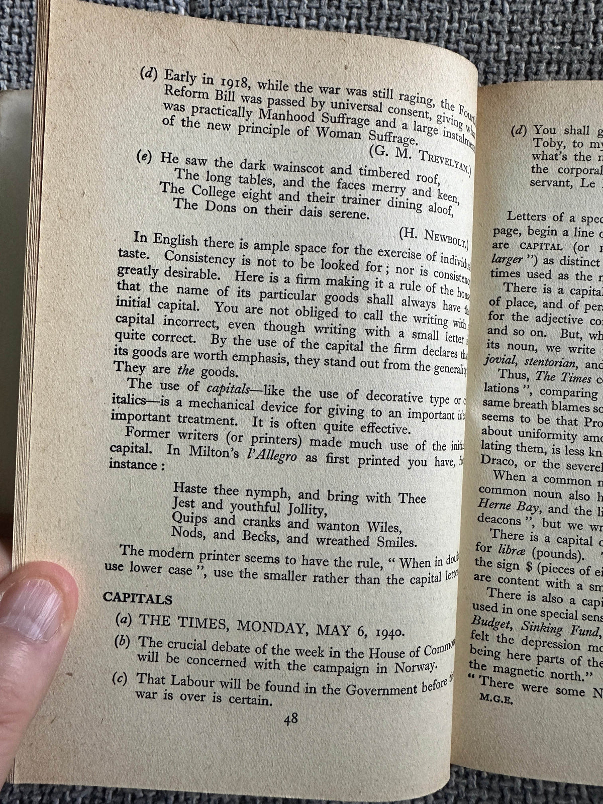 1953 A Manual Of Good English - W. J. Weston(George Newnes Ltd) - Honeyburn Books (UK)