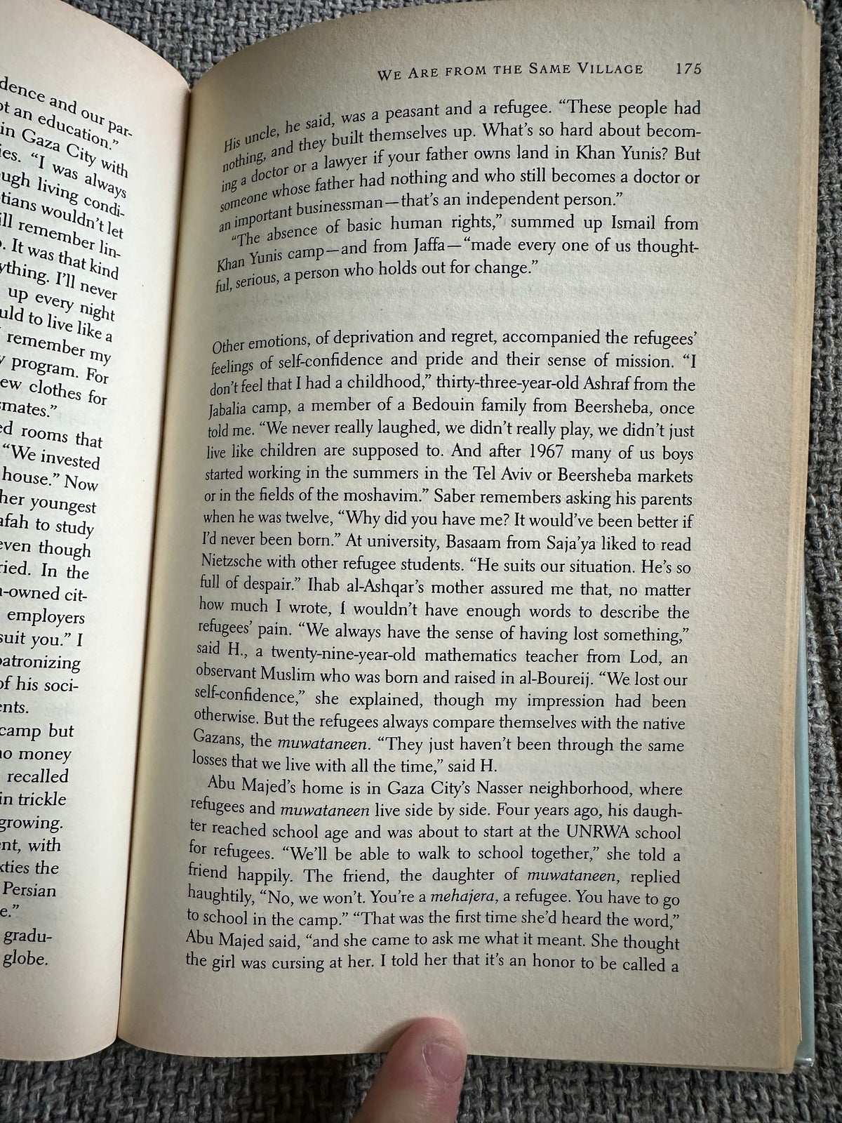 1999*1st* Drinking The Sea At Gaza: Days & Nights In A Land Under Seige - Amira Hass (Hamish Hamilton)