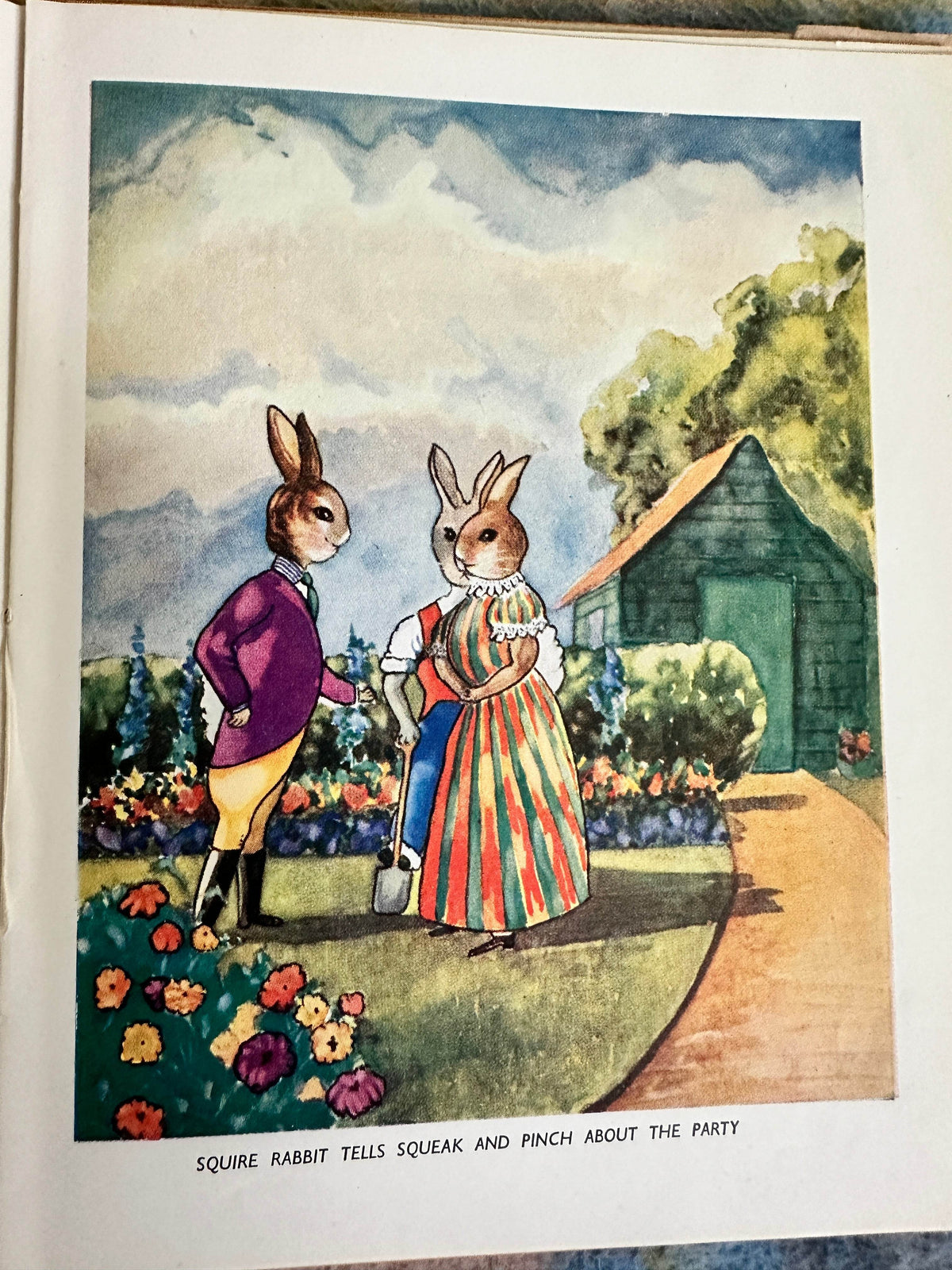 1947*1st* Squire Rabbit’s Party - Mary Warden(Illust Michael Lambart) Sandle Brothers Ltd - Honeyburn Books (UK)