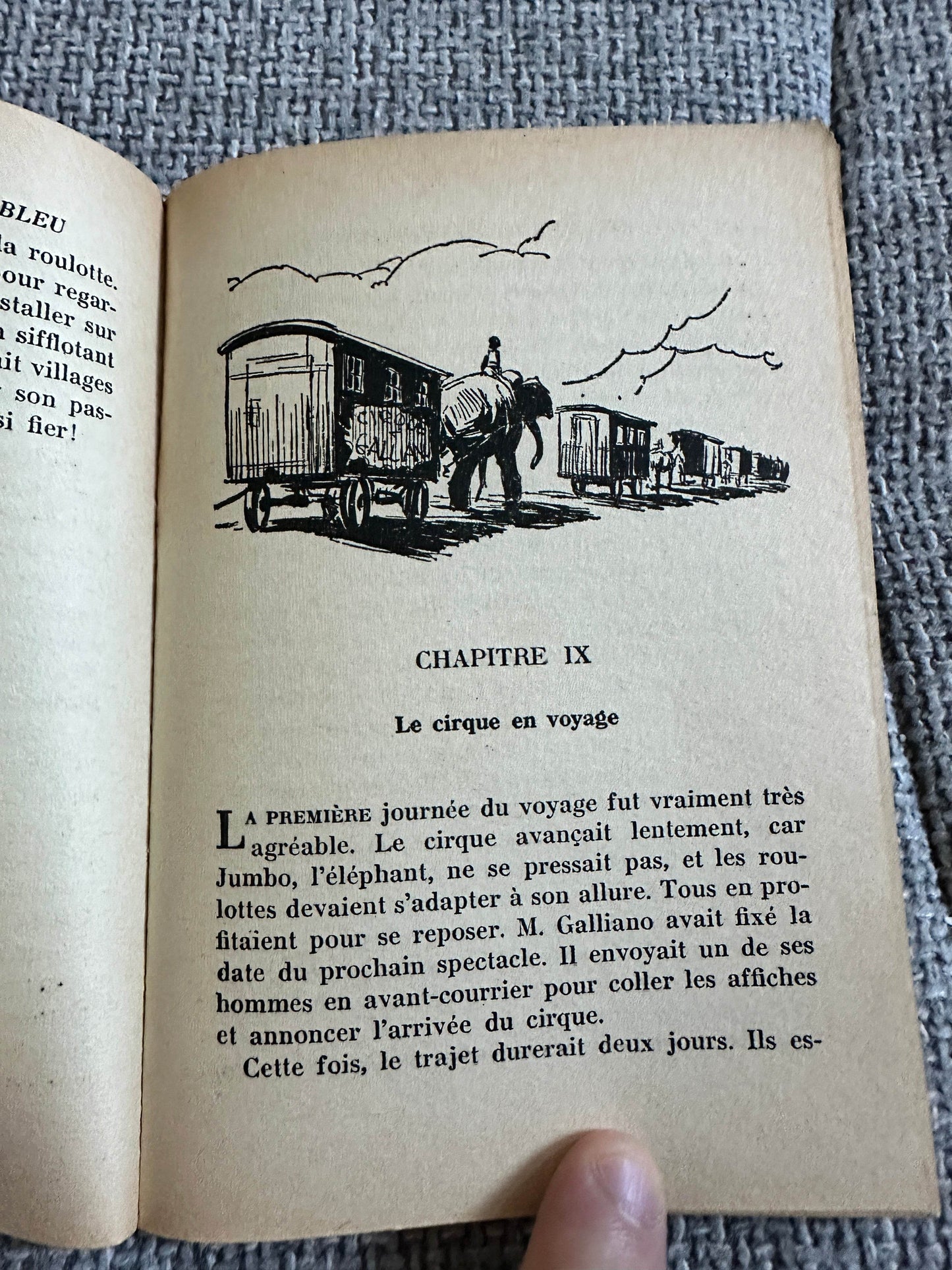 1965 Le Mystēre De L’Éléphant Bleu - Enid Blyton(François Batet Illust)Hachette - Honeyburn Books (UK)