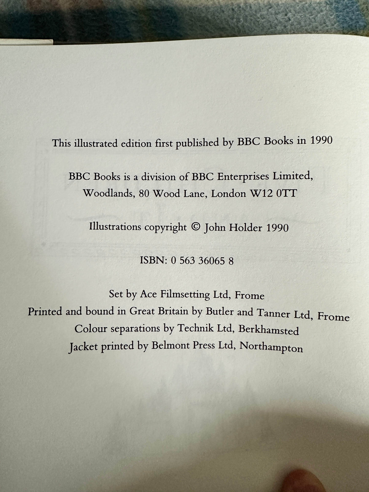 1990 Five Children & It - Edith Nesbit(Illust John Holder)BBC Books - Honeyburn Books (UK)