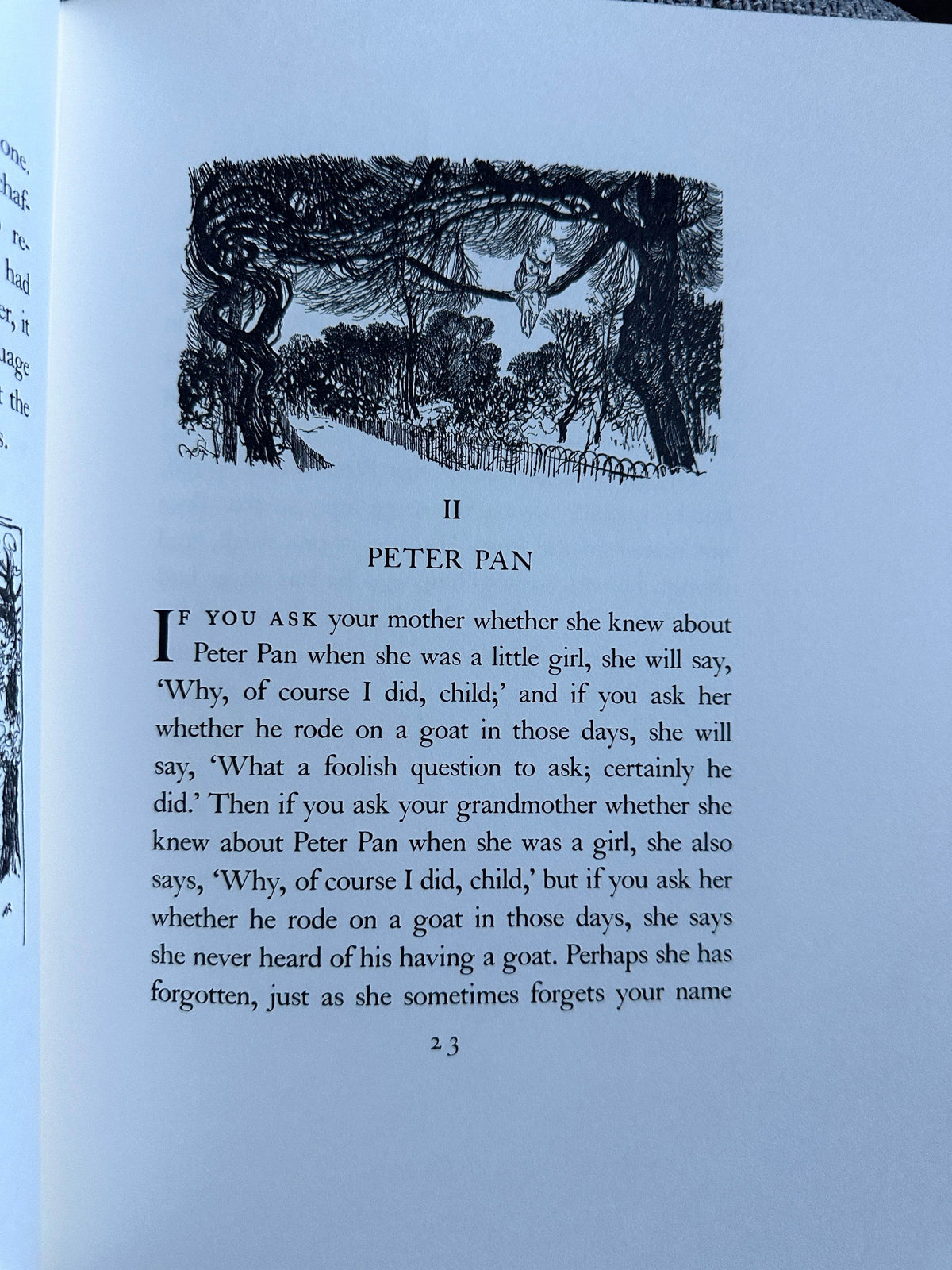 2004 Peter Pan In Kensington Gardens - J. M. Barrie(Arthur Rackham Illust)Folio Society - Honeyburn Books (UK)