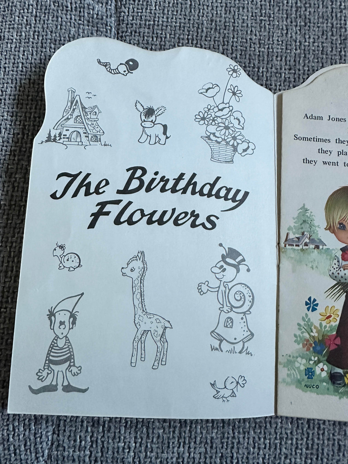 1973 The Birthday Flowers(Albor Series)Rosa illust(Sandles Publisher) - Honeyburn Books (UK)