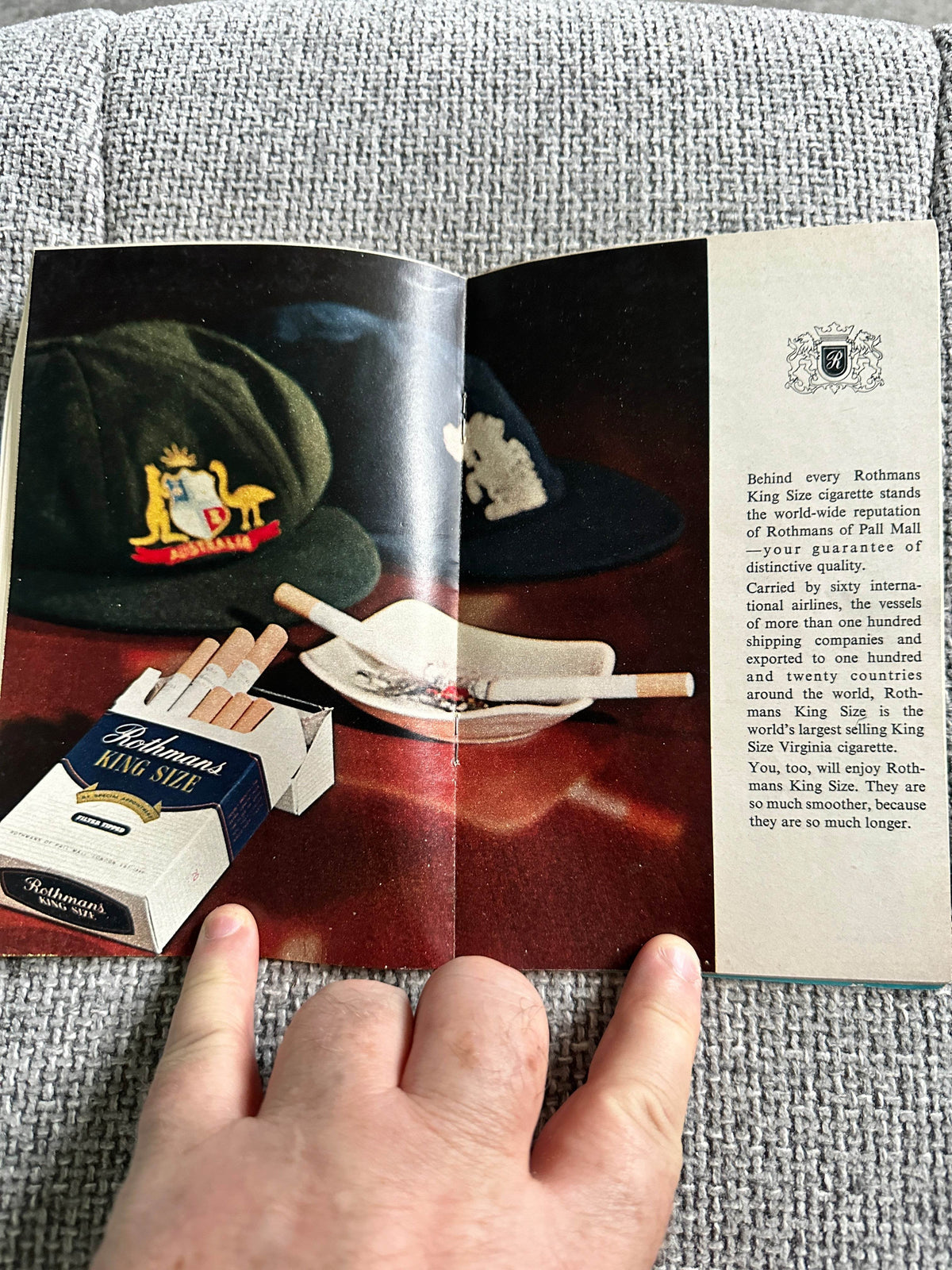1960 Rothmans Test Cricket Almanack - Honeyburn Books (UK)