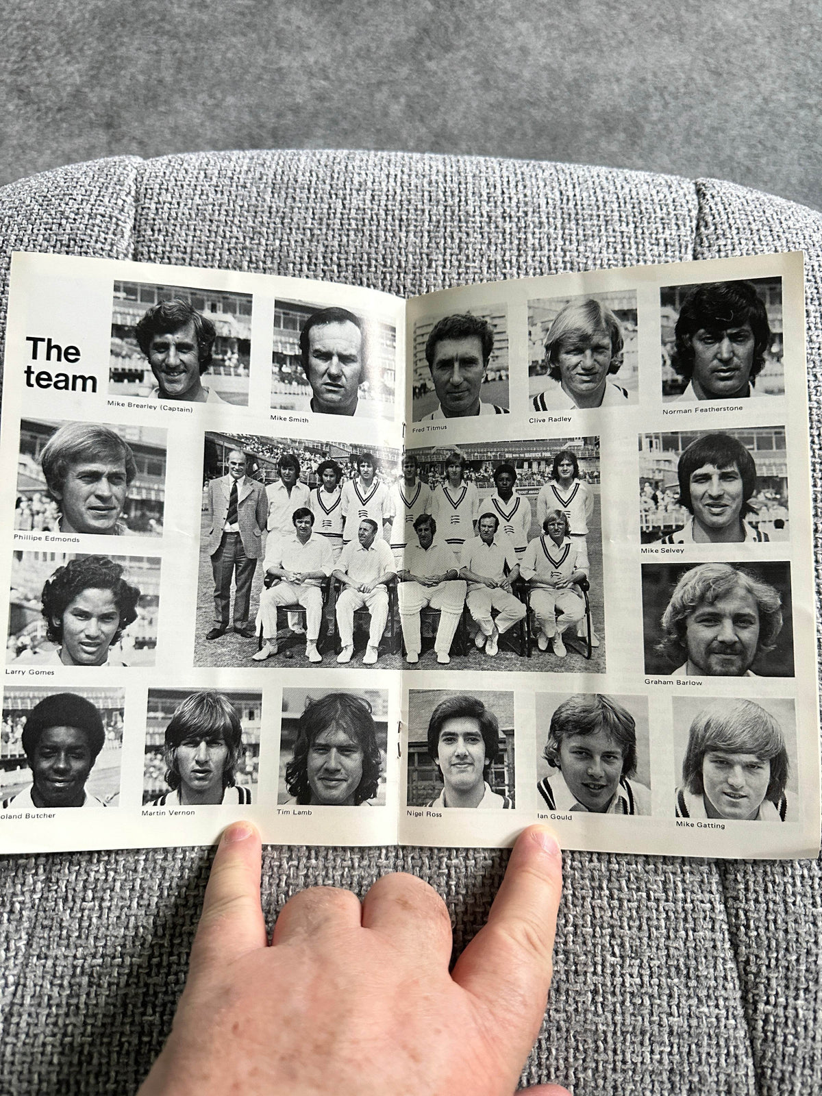1976 Mike Smith(Cricketer) Benefit 76 Souvenir Programme - Honeyburn Books (UK)