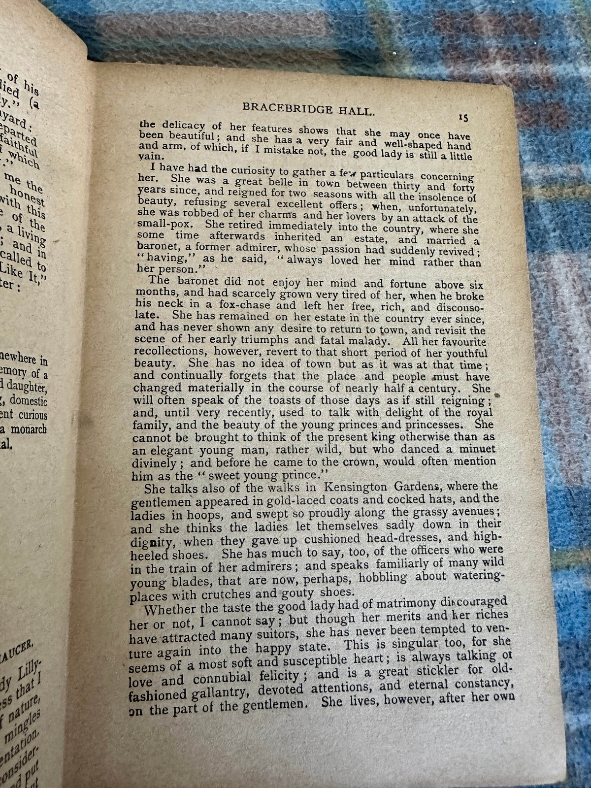 1915 Bracebridge Hall or The Humorists - Washington Irving(Richard Edward King Publishers) - Honeyburn Books (UK)