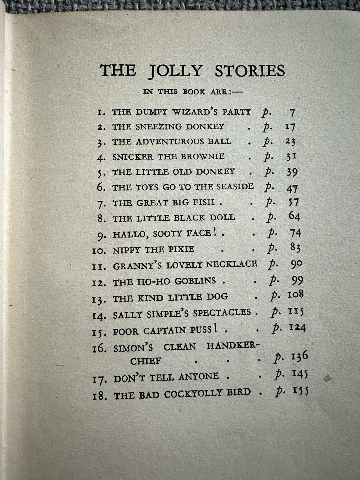 1944*1st* Enid Blyton’s Jolly Story Book (Eileen Soper Illust) Hodder & Stoughton